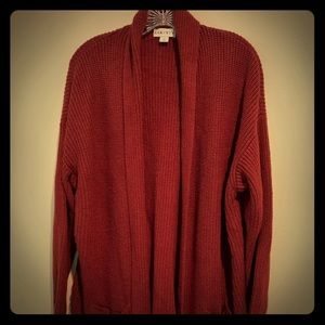 Ava & Viv Burgundy Cardigan